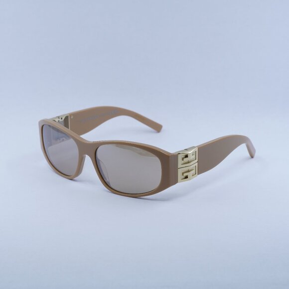 🕶️ New Givenchy GV40054I 57G Sunglasses - Shiny Beige Frame - Picture 1 of 11